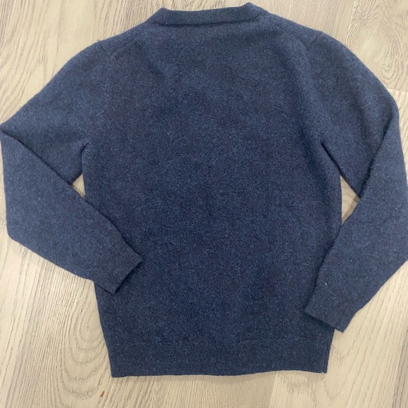 National‎ Standards Blue Closet Staple Cardigan Merino Wool Size Medium - Picture 6 of 6